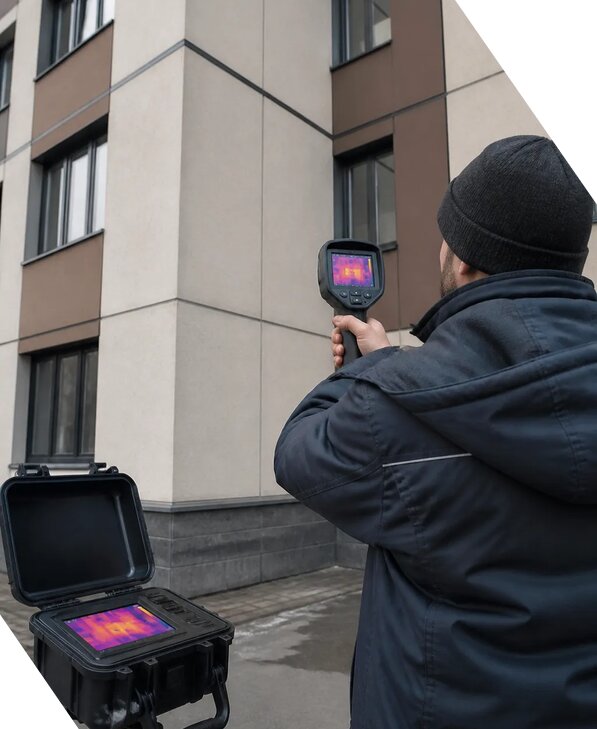 Тепловизионное обследование зданий и сооружений в Лангепасе