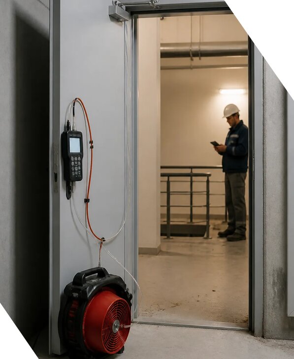 Проверка подпора воздуха в Лангепасе для зданий и сооружений